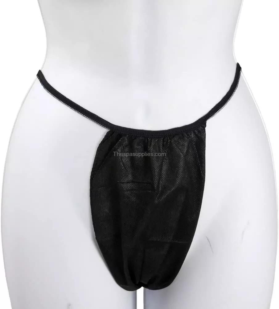 FRCOLOR 50Pcs Disposable Thong Panties Sauna SPA Thong Panties Women  Disposable Underpants for Sauna 