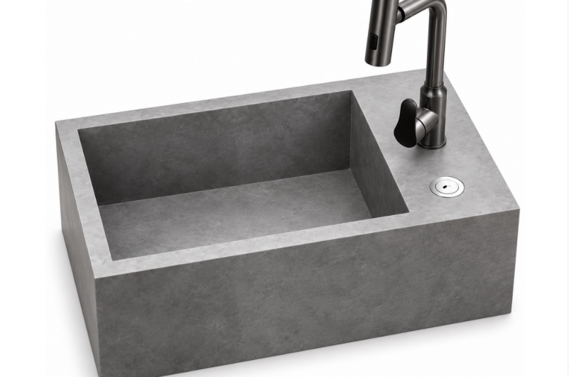 LITHERA Sintered Stone Pedicure Basin