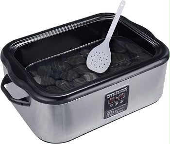 18 Quart Microcomputer Digital Hot Stone Warmer - Image 2