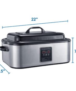 18 Quart Microcomputer Digital Hot Stone Warmer